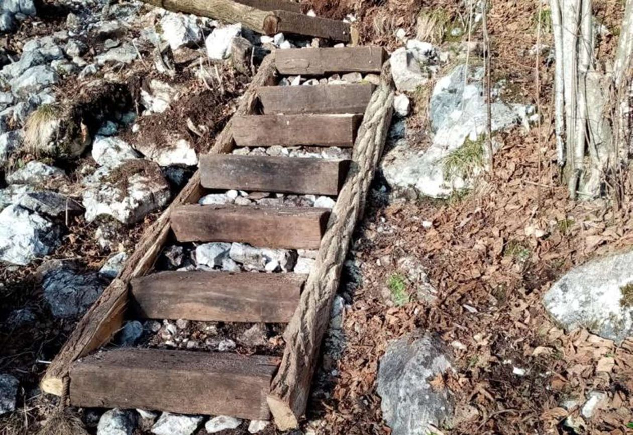 Gorza Legnami srl - Traversine ferroviarie trattate - Gradini